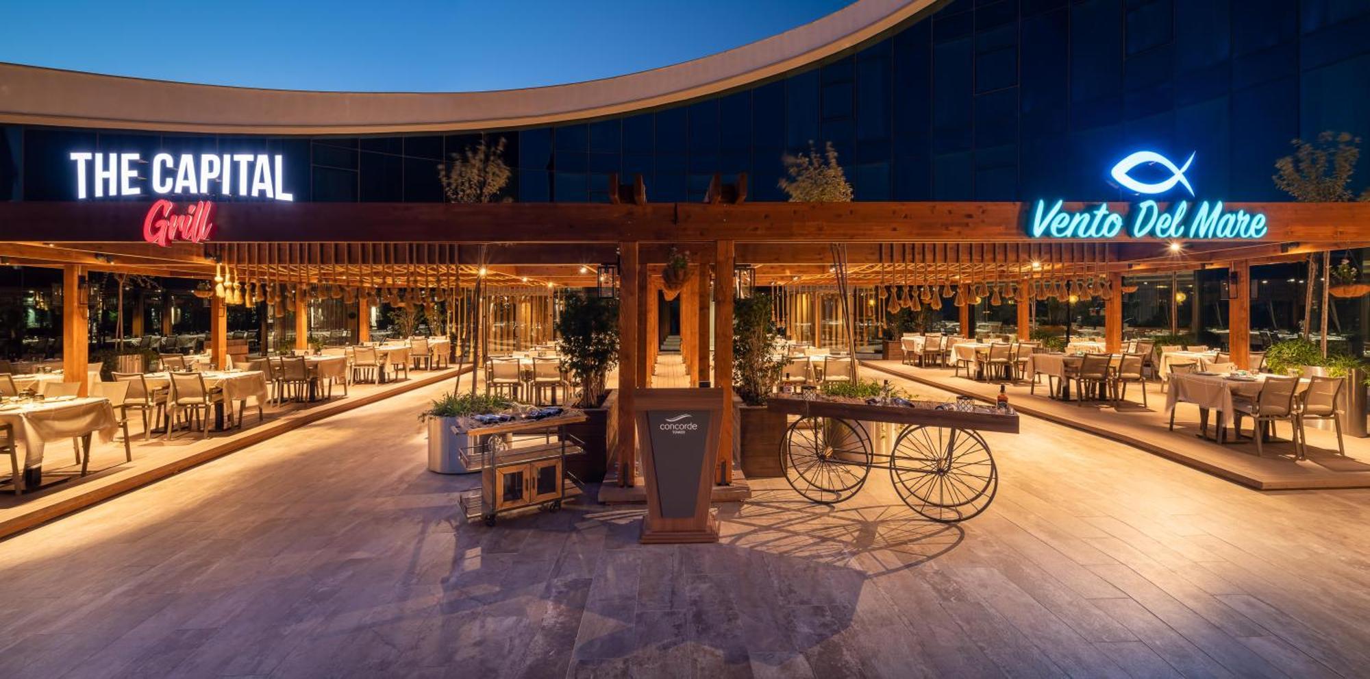 Concorde Tower Hotel & Casino Nicósia Exterior foto Vento restaurant
